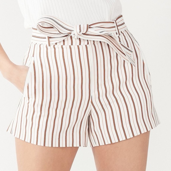 Express Womens Jean Shorts Shortie Extreme High Rise Stripe Size:18 - Picture 1 of 14